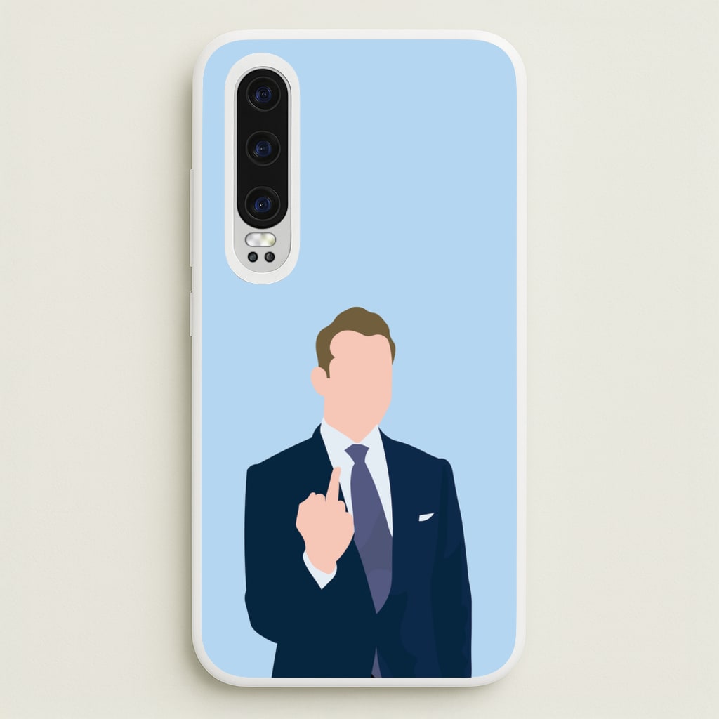 Middle Finger  - Suits Phone Case for Huawei P30