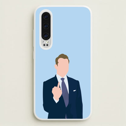 Middle Finger  - Suits Phone Case for Huawei P30