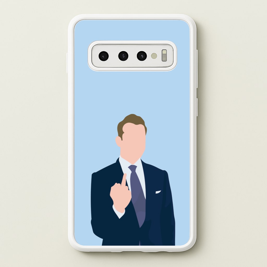 Middle Finger  - Suits Phone Case for Galaxy S10