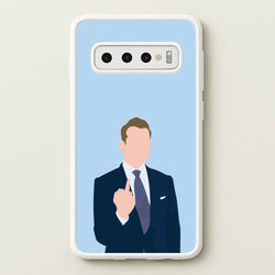 Middle Finger  - Suits Phone Case for Galaxy S10