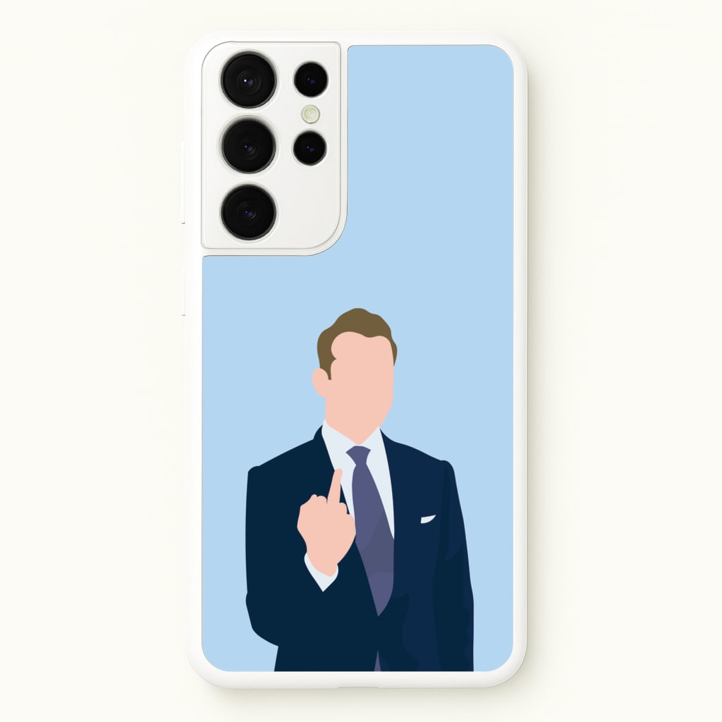 Middle Finger  - Suits Phone Case for Galaxy S21 Ultra