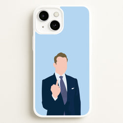 Middle Finger  - Suits Phone Case for iPhone 13
