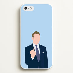 Middle Finger  - Suits Phone Case for iPhone 5 / 5s / SE 2016