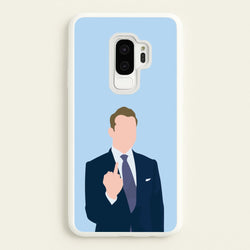 Middle Finger  - Suits Phone Case for Galaxy S9 Plus