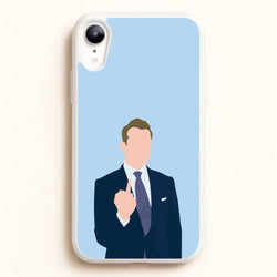 Middle Finger  - Suits Phone Case for iPhone XR