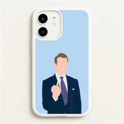 Middle Finger  - Suits Phone Case for iPhone 12 / 12 Pro
