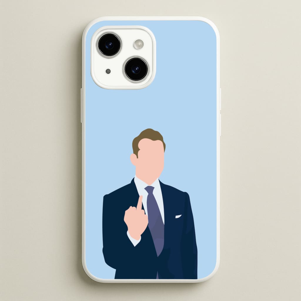 Middle Finger  - Suits Phone Case for iPhone 14