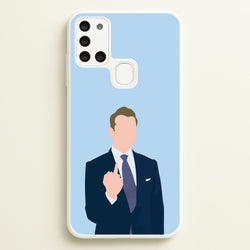 Middle Finger  - Suits Phone Case for Galaxy A21s