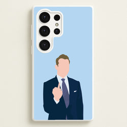 Middle Finger  - Suits Phone Case for Galaxy S25 Ultra