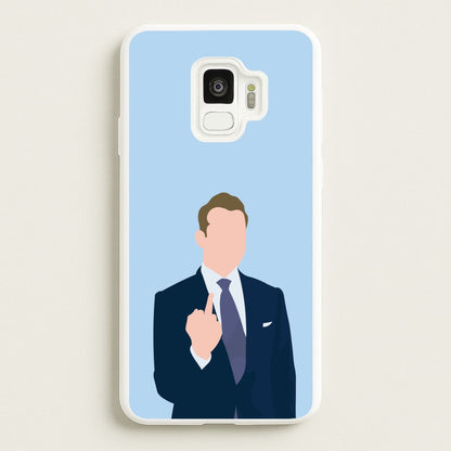 Middle Finger  - Suits Phone Case for Galaxy S9