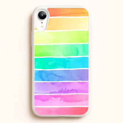 Summer Rainbow Stripes  - Summer Phone Case for iPhone XR