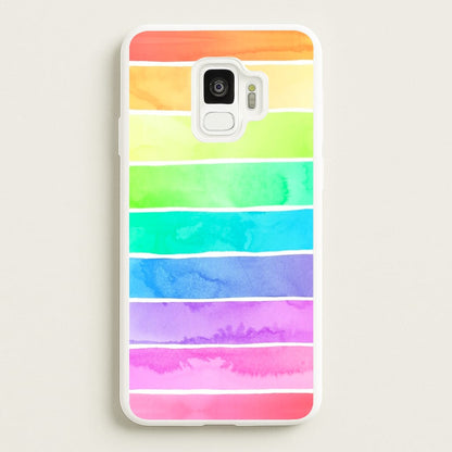 Summer Rainbow Stripes  - Summer Phone Case for Galaxy S9