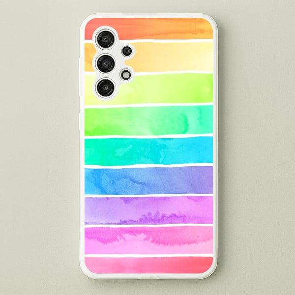 Summer Rainbow Stripes  - Summer Phone Case for Galaxy A13