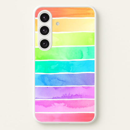 Summer Rainbow Stripes  - Summer Phone Case for Galaxy S25