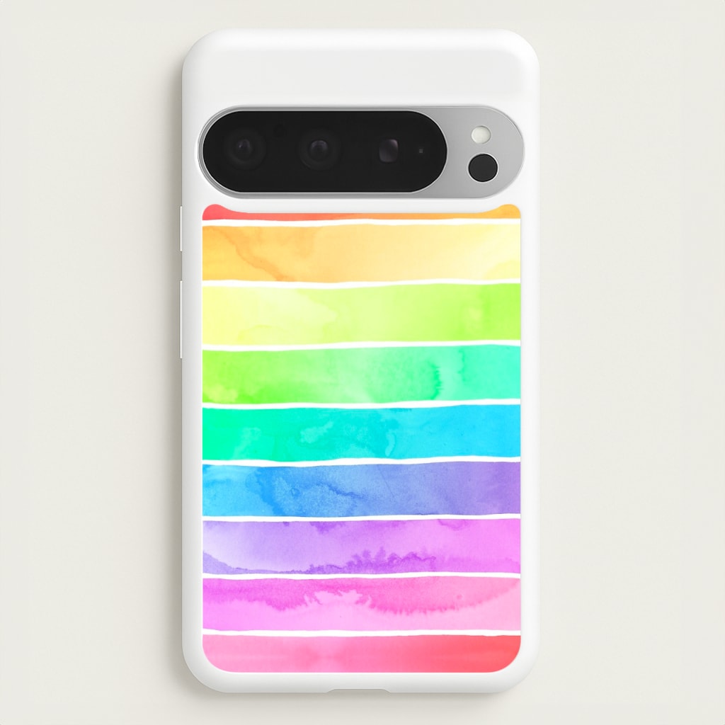 Summer Rainbow Stripes  - Summer Phone Case for Google Pixel 9 Pro XL
