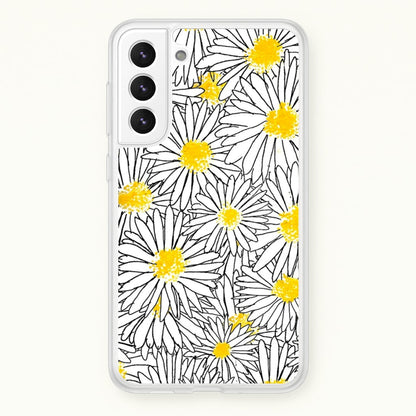 Cute Daisy Pattern  - Floral Phone Case for Galaxy S22