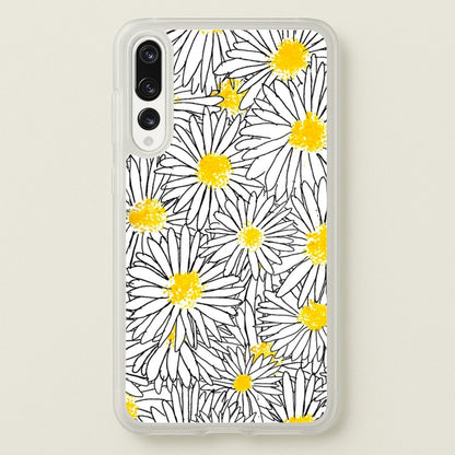 Cute Daisy Pattern  - Floral Phone Case for Huawei P20 Pro