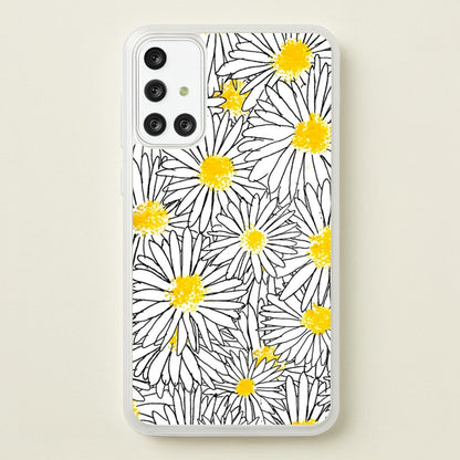 Cute Daisy Pattern  - Floral Phone Case for Galaxy A71