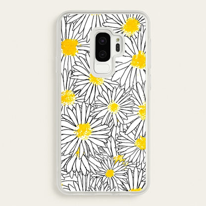Cute Daisy Pattern  - Floral Phone Case for Galaxy S9 Plus
