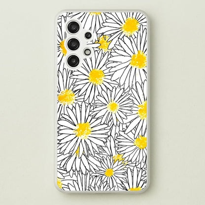 Cute Daisy Pattern  - Floral Phone Case for Galaxy A13
