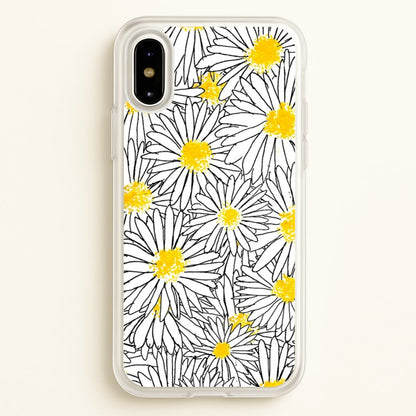 Cute Daisy Pattern  - Floral Phone Case for iPhone X / XS