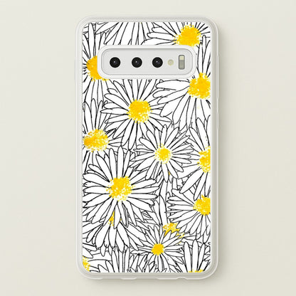 Cute Daisy Pattern  - Floral Phone Case for Galaxy S10