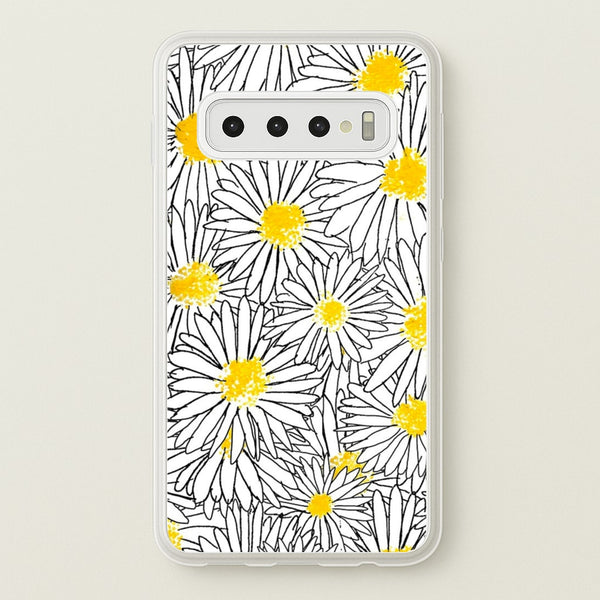 Cute Daisy Pattern  - Floral Phone Case for Galaxy S10