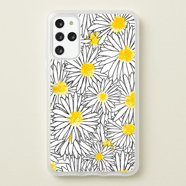 Cute Daisy Pattern  - Floral Phone Case for Galaxy S20 Plus