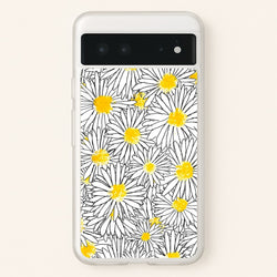 Cute Daisy Pattern  - Floral Phone Case for Google Pixel 6