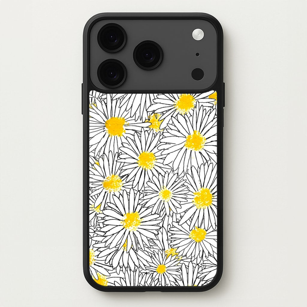 Cute Daisy Pattern Phone Case for iPhone 17 Pro