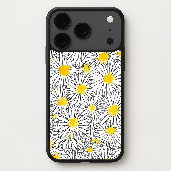 Cute Daisy Pattern Phone Case for iPhone 17 Pro