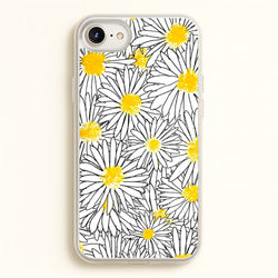 Cute Daisy Pattern  - Floral Phone Case for iPhone 6 Plus / 7 Plus / 8 Plus