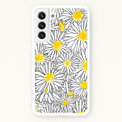 Cute Daisy Pattern  - Floral Phone Case for Galaxy S22 Plus