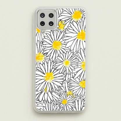 Cute Daisy Pattern  - Floral Phone Case for Galaxy A12