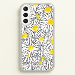 Cute Daisy Pattern  - Floral Phone Case for Galaxy A34