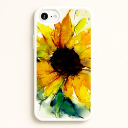 Watercolour Sunflower  - Floral Phone Case for iPhone 6 / 7 / 8 / SE