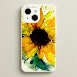 Watercolour Sunflower  - Floral Phone Case for iPhone 14 Plus