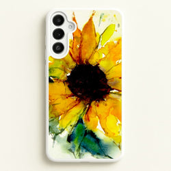 Watercolour Sunflower  - Floral Phone Case for Galaxy A36