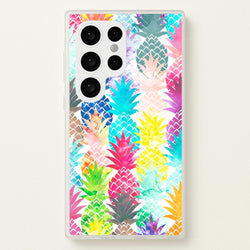 Watercolour Pineapple Pattern  - Pineapple Phone Case for Galaxy S24 Ultra