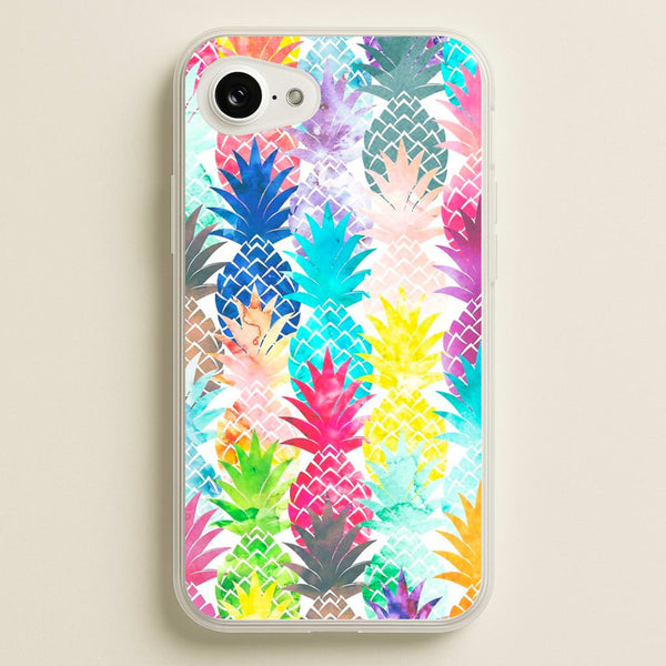 Watercolour Pineapple Pattern  - Pineapple Phone Case for iPhone 16e