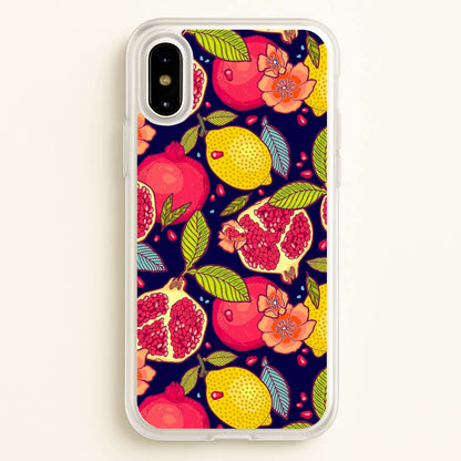 Tropical Garden Pattern  - Floral Phone Case for iPhone X / XS