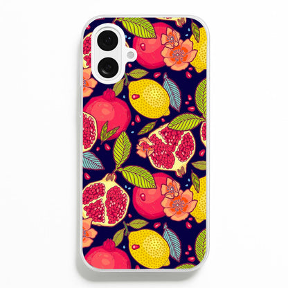 Tropical Garden Pattern  - Floral Phone Case for iPhone 16 Plus