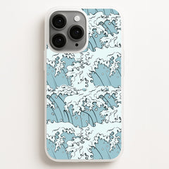 Japanese Waves Phone Case