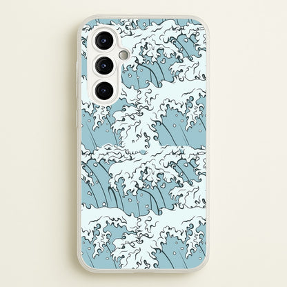 Japanese Waves  - Summer Phone Case for Galaxy A54