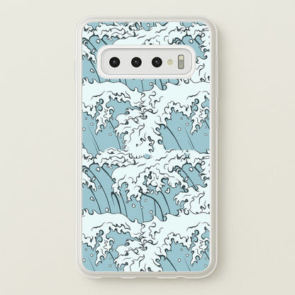 Japanese Waves  - Summer Phone Case for Galaxy S10