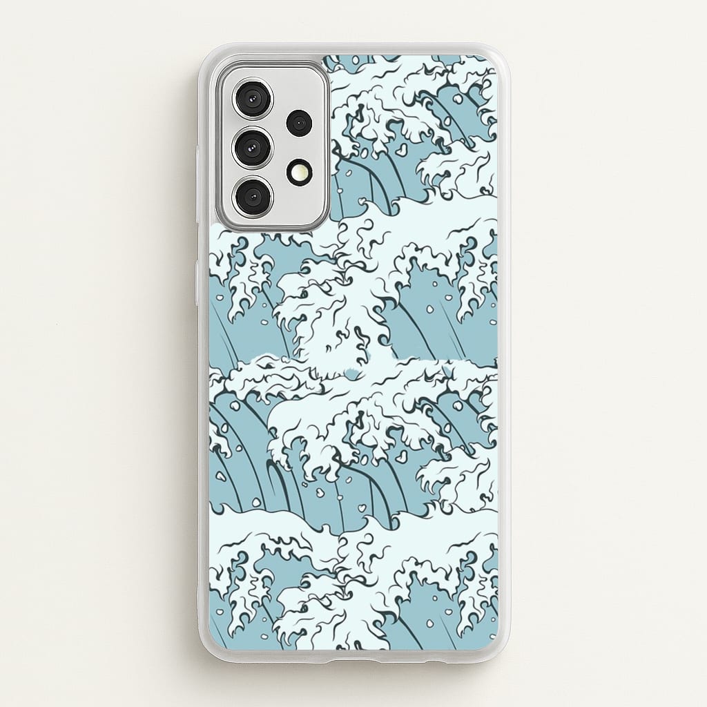 Japanese Waves  - Summer Phone Case for Galaxy A52 / A52s