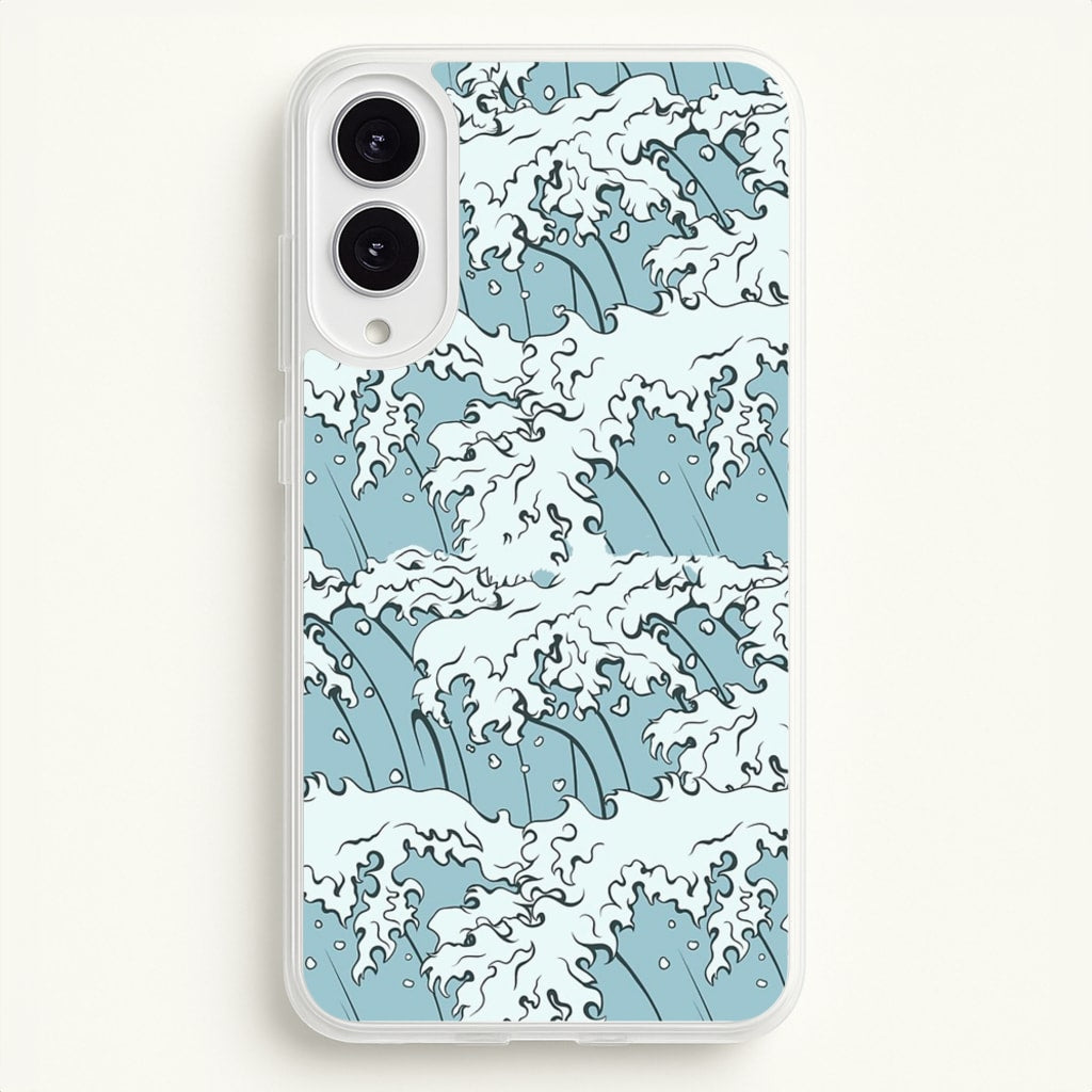 Japanese Waves  - Summer Phone Case for Galaxy S25 Edge