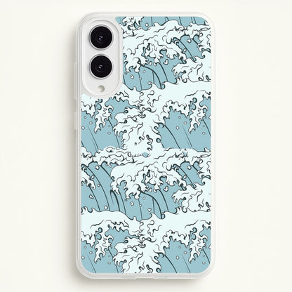 Japanese Waves  - Summer Phone Case for Galaxy S25 Edge