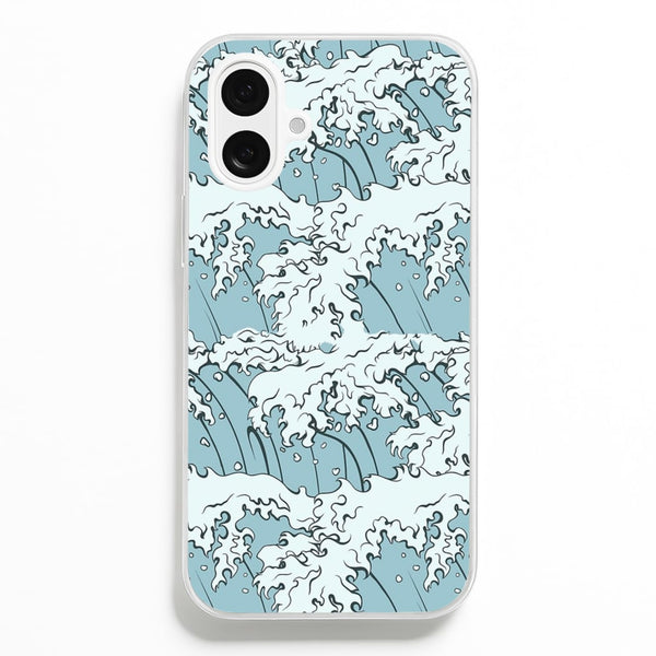 Japanese Waves  - Summer Phone Case for iPhone 16 Plus