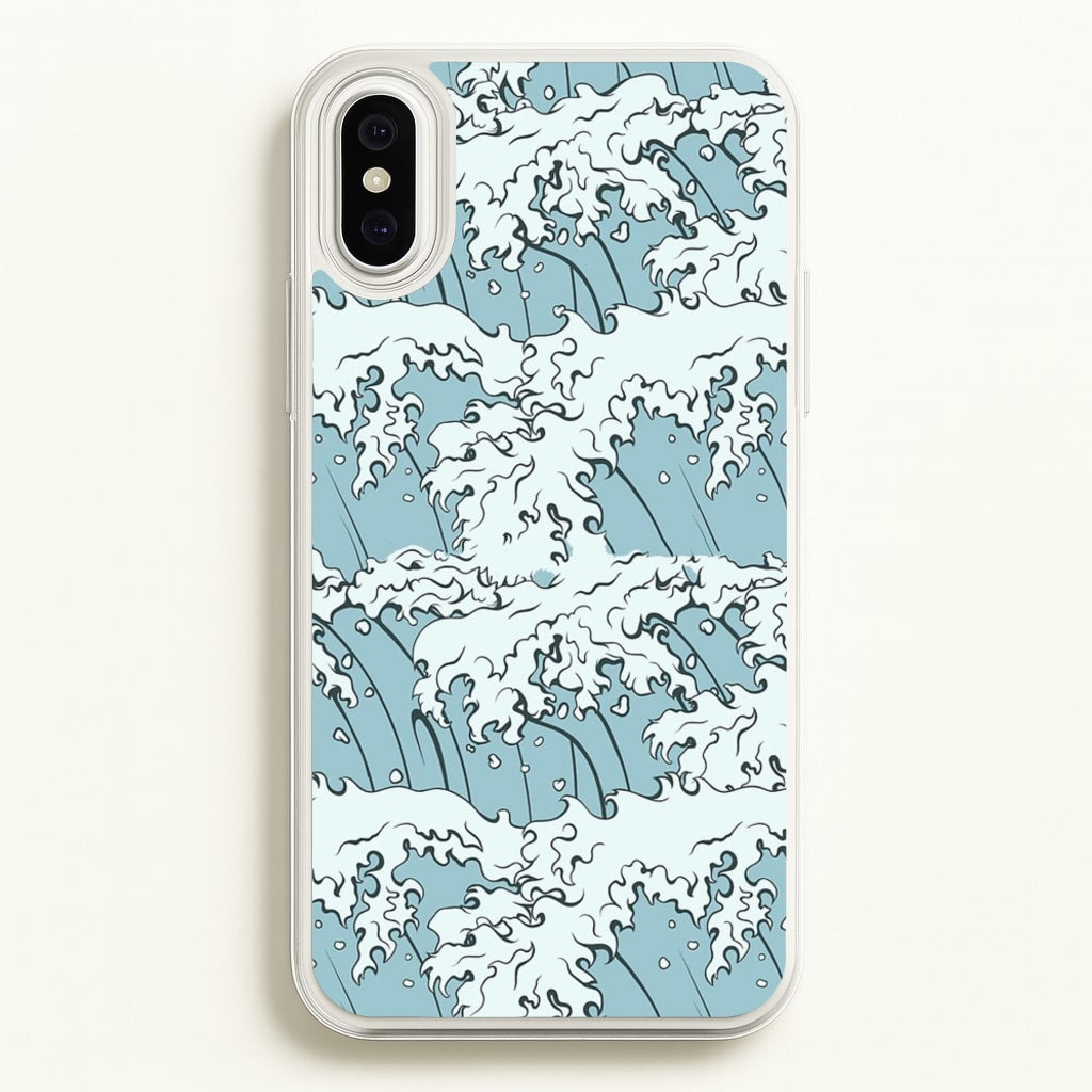 Japanese Waves  - Summer Phone Case for iPhone XS Max